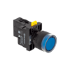 MTB2-EW36611 - Кнопка синяя с подсветкой, 1NO, 24V AC/DC, IP54, пластик