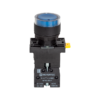 MTB2-EW36613 - Кнопка синяя с подсветкой, 1NO, 220V AC/DC, IP54, пластик